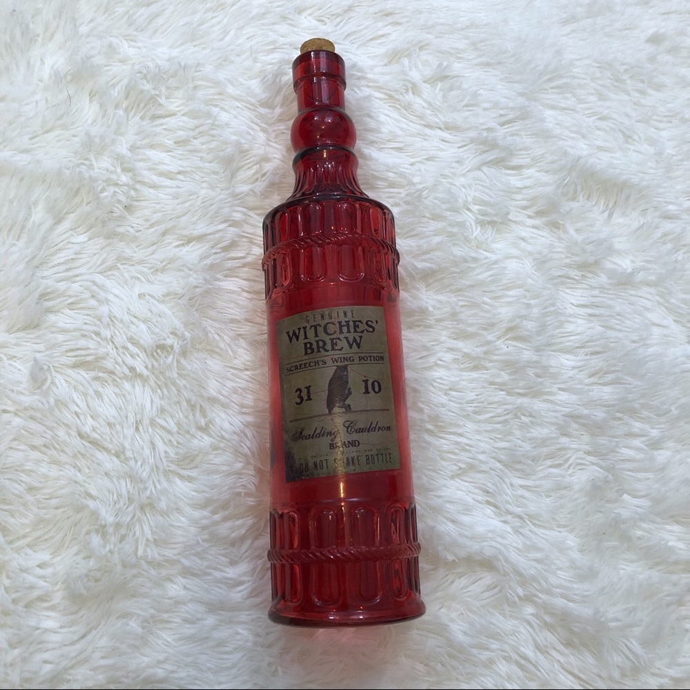 Halloween decor bottle spooky